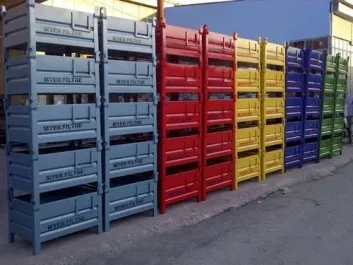 Dogan Metal Taşıma Kasası Metal Palet Telli Metal Kasa